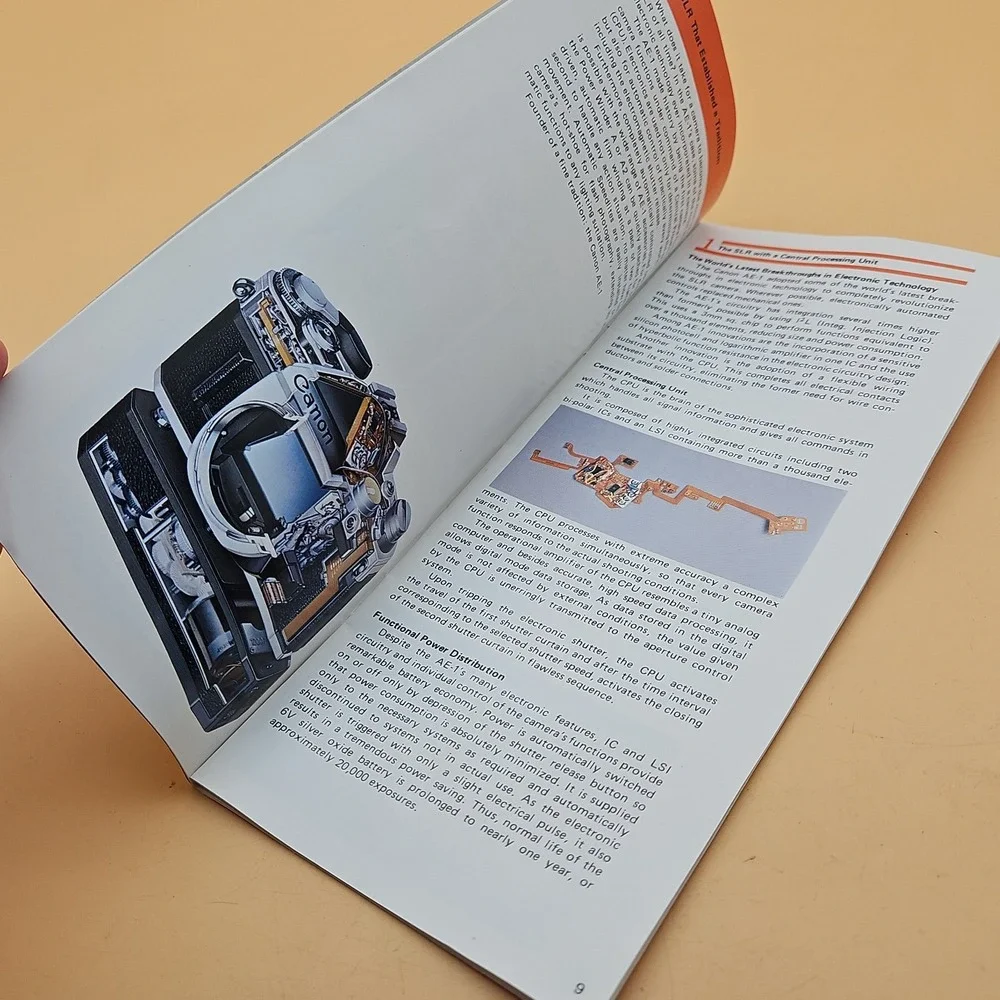 Canon AE-1 A New Generation Book Manual Guide Vintage Olympics